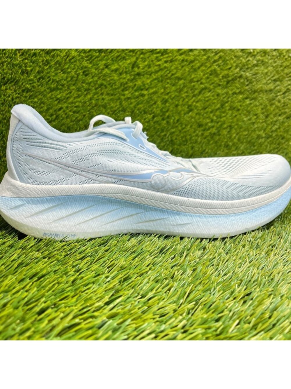 Saucony Ride 18 Womens Size 11 Blue Athletic Running Walking Shoes Sneakers